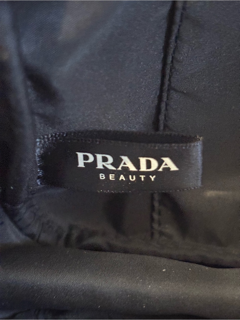 Prada Black Toiletry Bag with Red Stripe - Picture 11 of 12